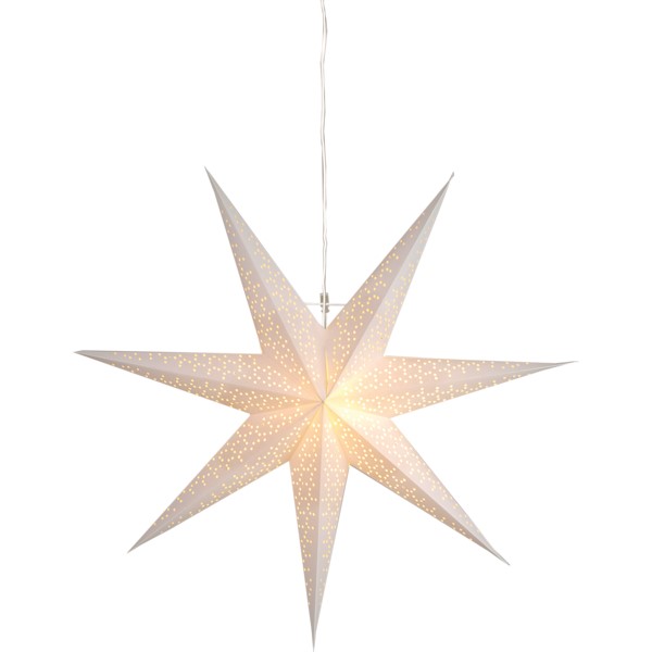 Star DOT 70cm hvit papirstjerne 