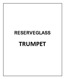 Noral Kuppel/Glass til Trumpet utelampe klar