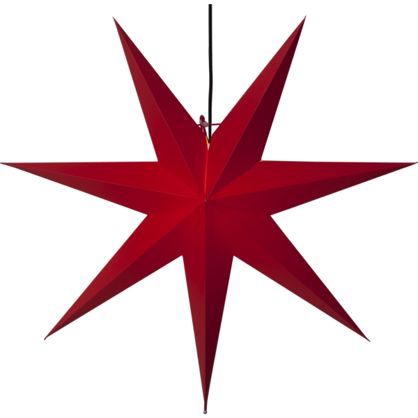 Star ROZEN rød adventsstjerne 70cm