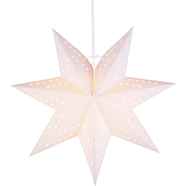 Star Bobo stjerne Hvit 34cm E14