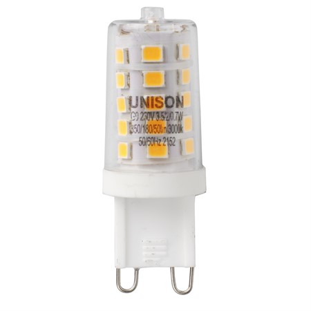 Unison LED G9 3,2W(30W) 320lm 2700K Dim. 