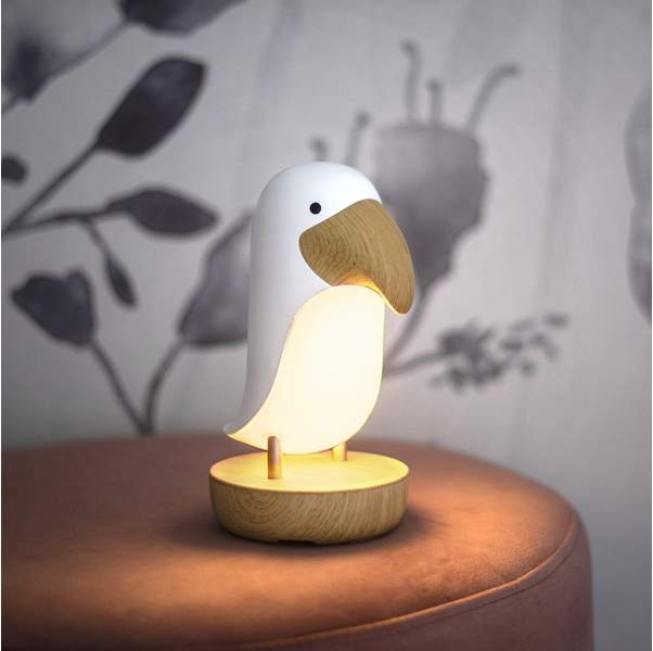 Star Toucan Fugl oppladbar lampe dim.