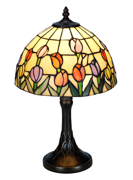 Tiffany Nostalgia Tulipana bordlampe H39 Ø25 E27