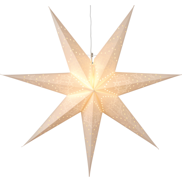 Star Sensy 100cm hvit papirstjerne 