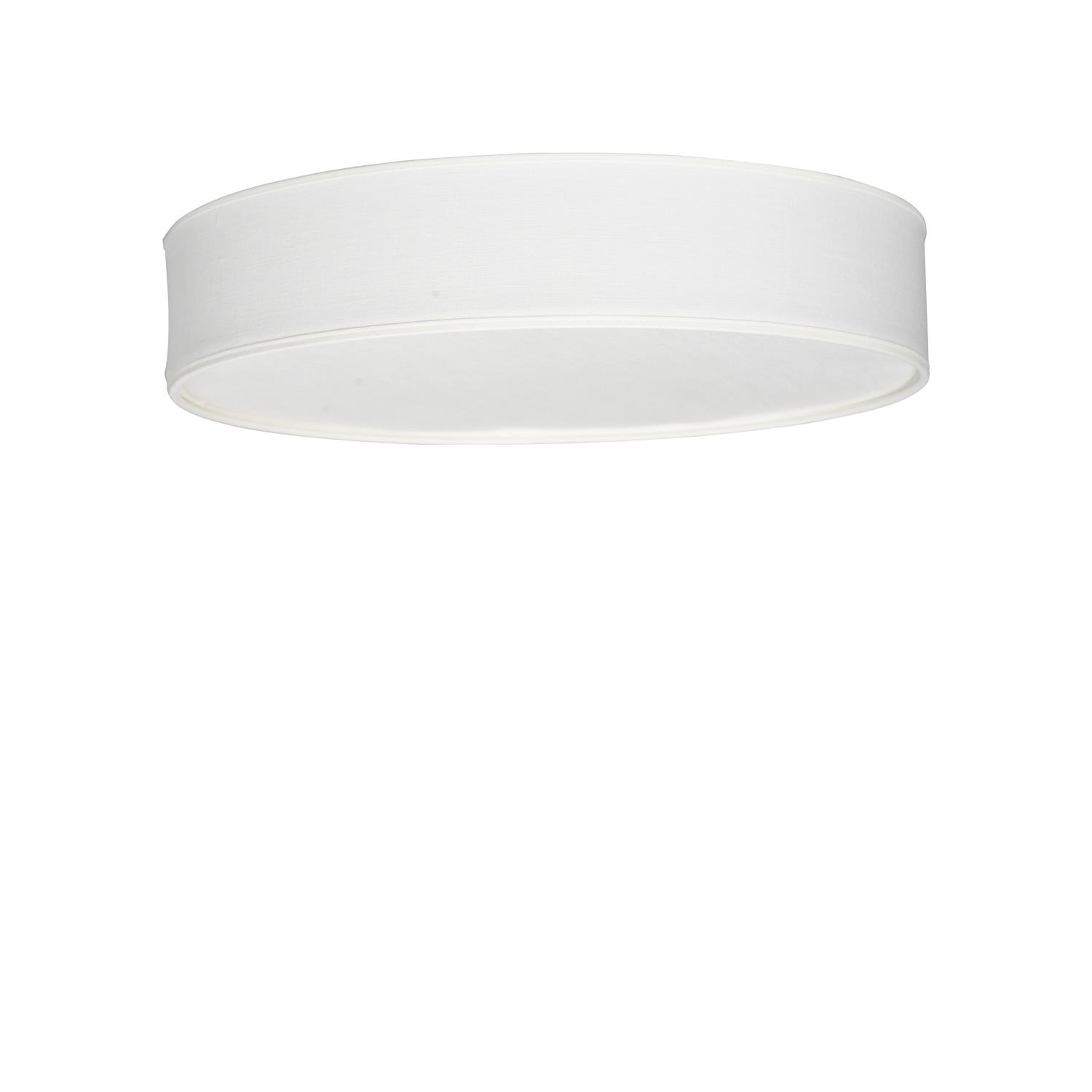 Belid Soft Ø500 Hvit lin H11,5 3xE27 plafond