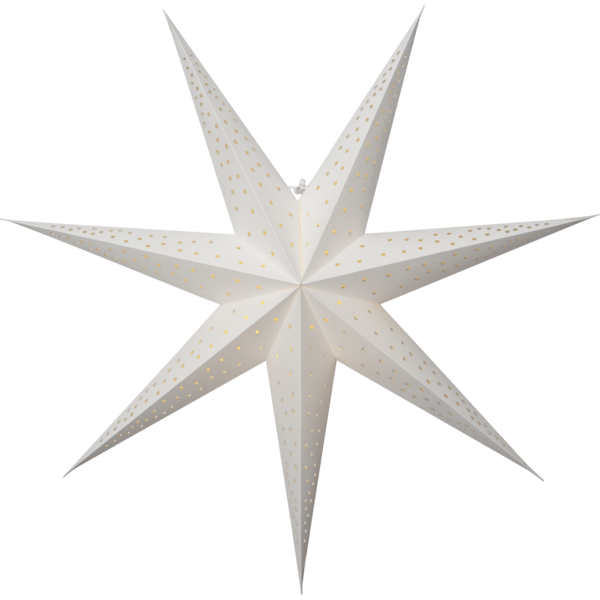 Star POINT stjerne 60cm u/oppheng hvit