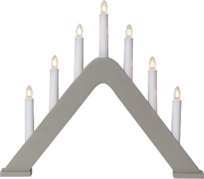 Star Jarve adventsstake 7-lys beige (304-55)