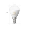 Philips Hue WA E14 5,1W 2pk - Bilde 3
