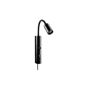 SG Tube Wall sort Vegglampe USB 2700K 8WLED 350lm DIM