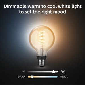 Philips Hue WA E27 7W Filament G93