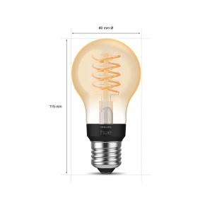 Philips Hue W E27 7,2W Filament A60