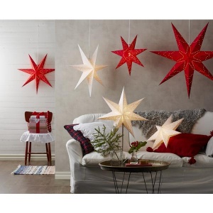 Star Sensy Adventsstjerne 70cm Hvit papir