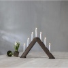 Star Jarve adventsstake 7-lys valnøtt - Bilde 2