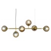 Nordesign Emrik 6 pendellampe Messing u/glass - Bilde 2