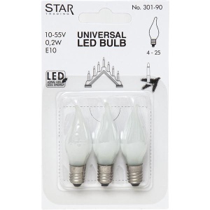 Star E10 10-55V 0,2W LED frostet tipp