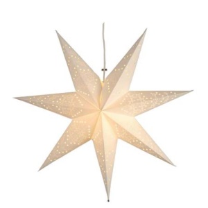 Star Sensy Adventsstjerne 54cm Hvit Papir