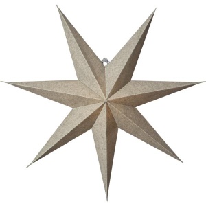 Star Cotton stjerne 60cm grønn u/oppheng