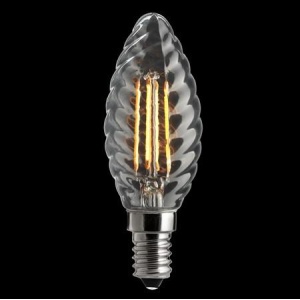 Unison LED E14 5w(40) 420lm 2200k 3-steg Dim Mignon Twist