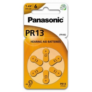 Panasonic PR13 Høreapparat Batteri 6pk