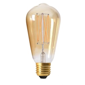 PR LED E27 4W(24W) 260lm 2000K 3-steg Gold