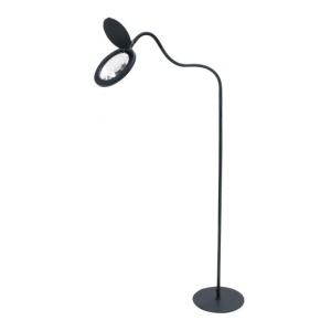 HaloDesign Magni gulvlampe lupe Sort