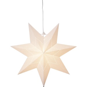 Star Lysa Adventsstjerne Hvit 43cm m/oppheng