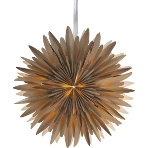 Star Winter 60cm beige papirstjerne