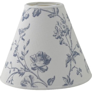 Hallbergs Skjerm Aria Laura Ashley Blå 22cm Toppring