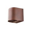 SG Artes Round Corten Utelampe Vegg 360lm 2700K - Bilde 2