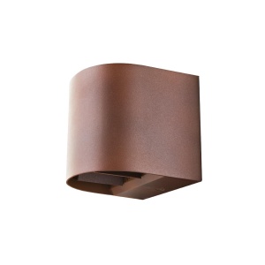 SG Artes Round Corten Utelampe Vegg 360lm 2700K