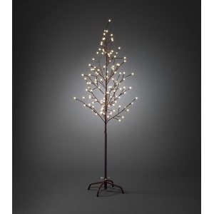 Konstsmide Brunt tre 150cm med cherry lights