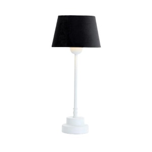 MS Ruben-1 Hvit bordlampe u/skjerm