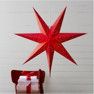 Star Sensy Adventsstjerne 70cm Rød papir