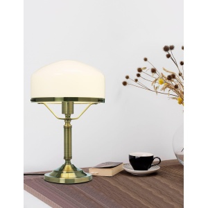 Cottex Ditmar bordlampe Antikk opal