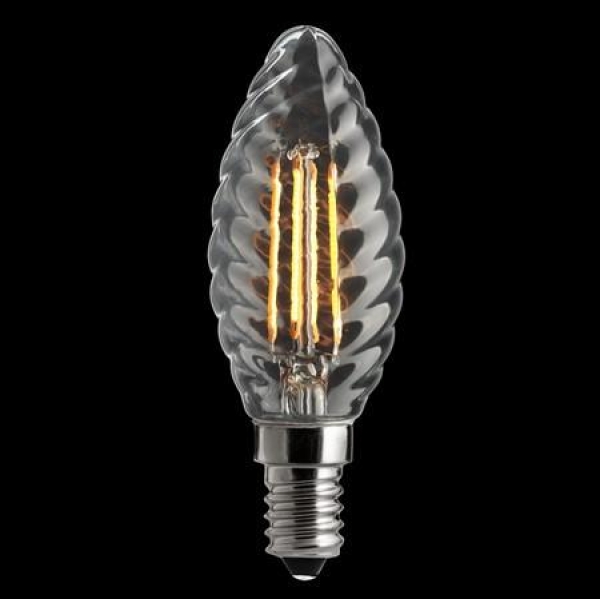 Unison LED E14 5w(40) 420lm 2200k 3-steg Dim Mignon Twist