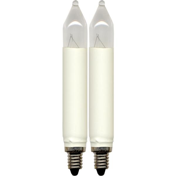 Star E10 8V 3W hele (for 30lys) 2pk