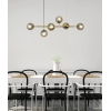 Nordesign Emrik 6 pendellampe Messing u/glass