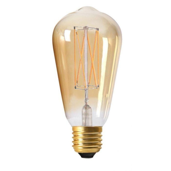 PR LED E27 4W(24W) 260lm 2000K 3-steg Gold