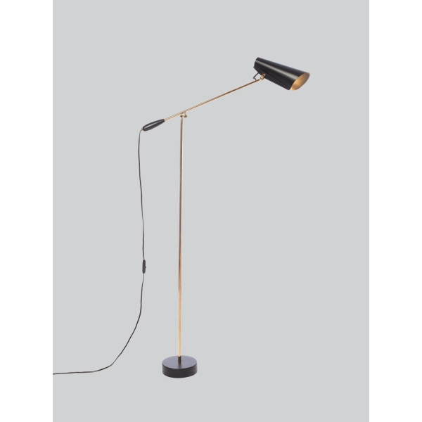 Northern Birdy Gulvlampe Sort/mess E27