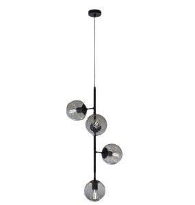 Nordesign Emrik Pendel sort 4xE27 u/glass