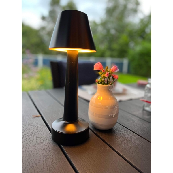 Nordesign Cordless A Sort Oppladbar bordlampe