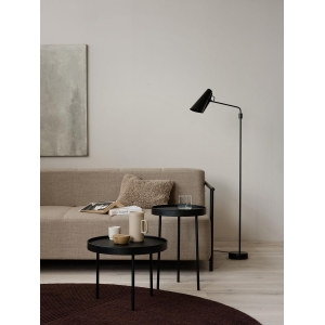Northern Birdy Swing gulvlampe Sort/messing