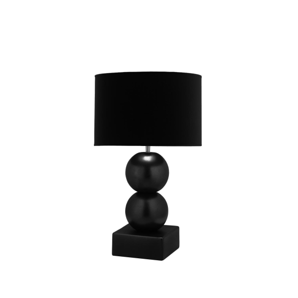 Envy Bilba 2SB MB Bordlampe 59cm Sort m/sort skjerm og gullinnside