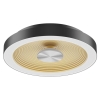 Unilamp Sandy L taklampe 40cm 25W 2700/3000K Dim Sort/Gull IP54