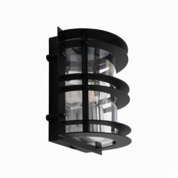 Norlys Stockholm 226 sort vegglampe/utelampe