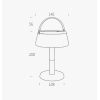Nordesign Solar Laterne Solcellelampe Sand - Bilde 2