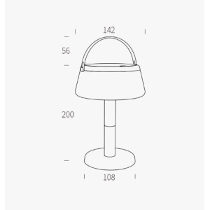 Nordesign Solar Laterne Solcellelampe Sand
