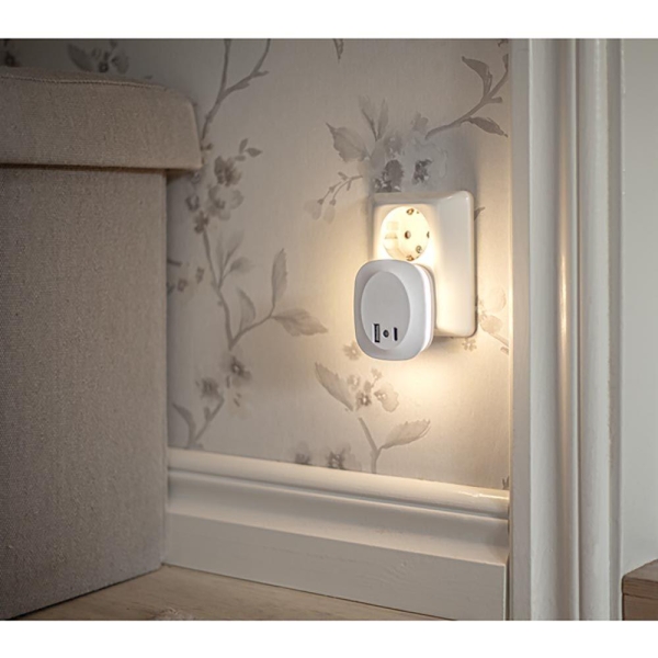 Star Nattlys m/lading for USB A+C - Bilde 2