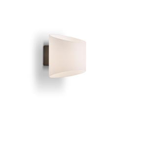Herstal Evoke Oval vegglampe IP44 Antrasitt