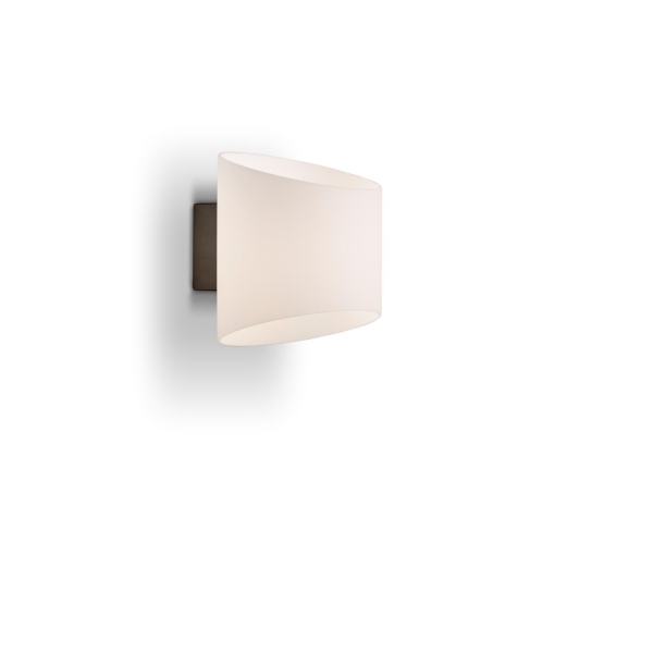 Herstal Evoke Oval vegglampe IP44 Antrasitt